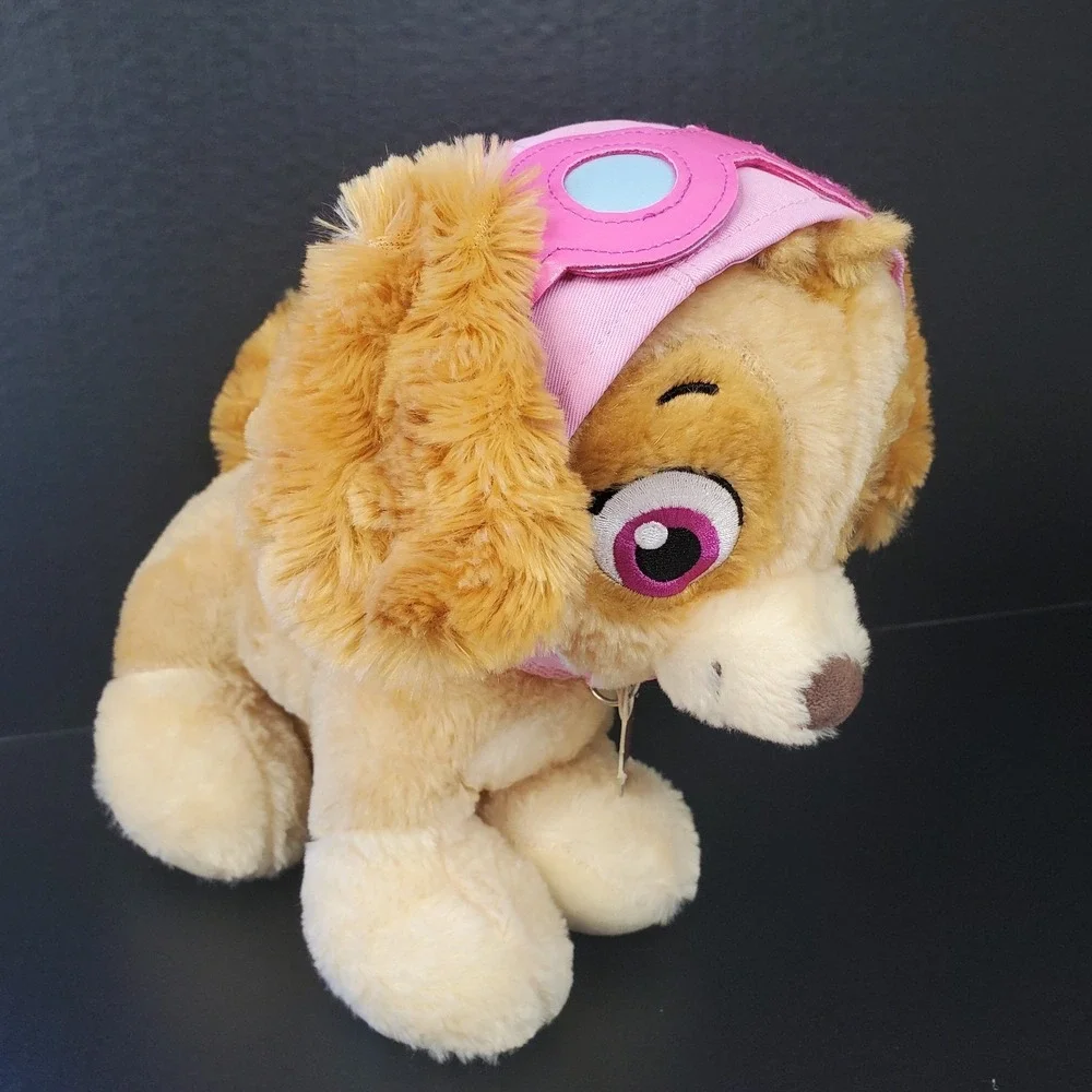 Build a Bear PAW Patrol Skye Nickelodeon Plush Pup Dog with Pink Hat Goggles 12